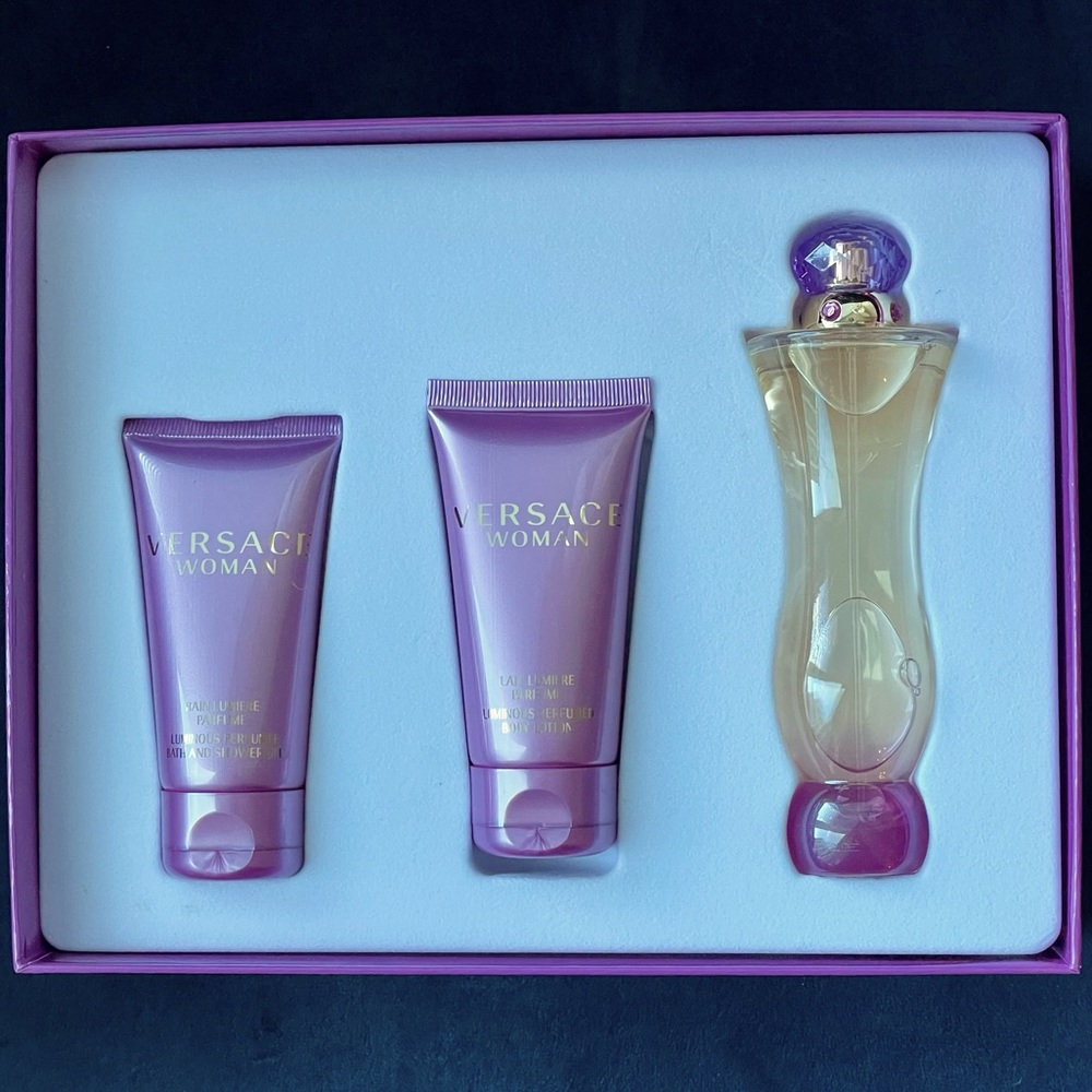 Rare Versace Woman perfume gift set for women